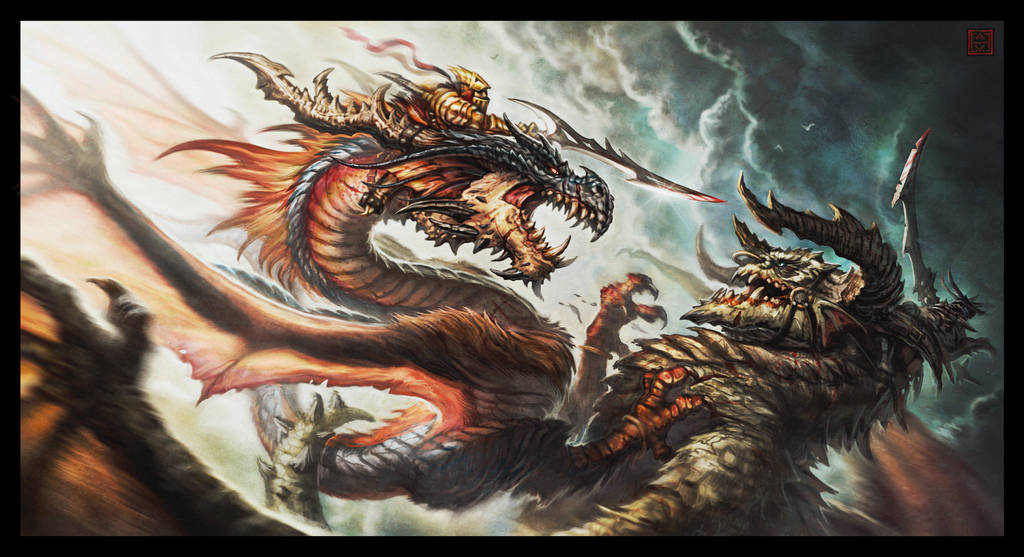 Dragon Riders by VegasMike