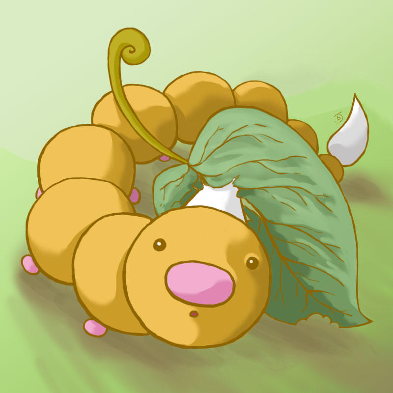 013: Weedle by Rikkoshaye