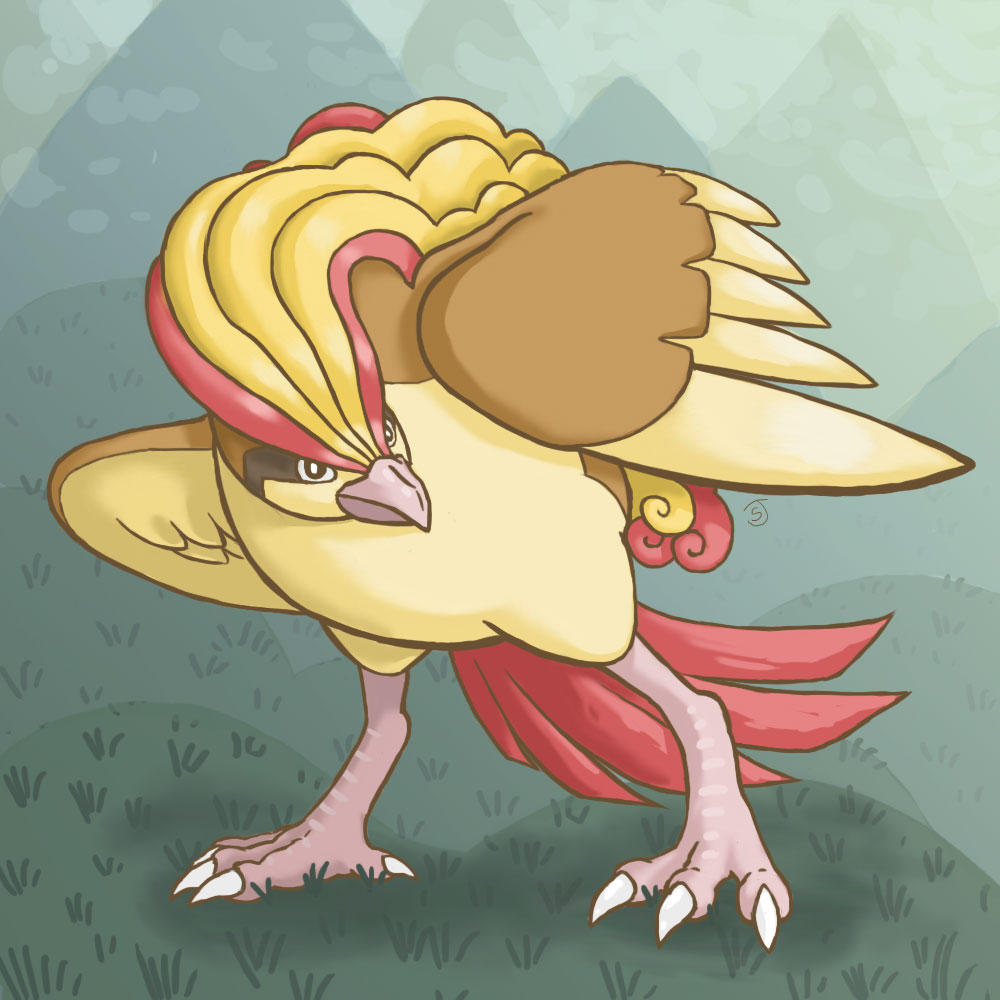 018: Pidgeot by Rikkoshaye