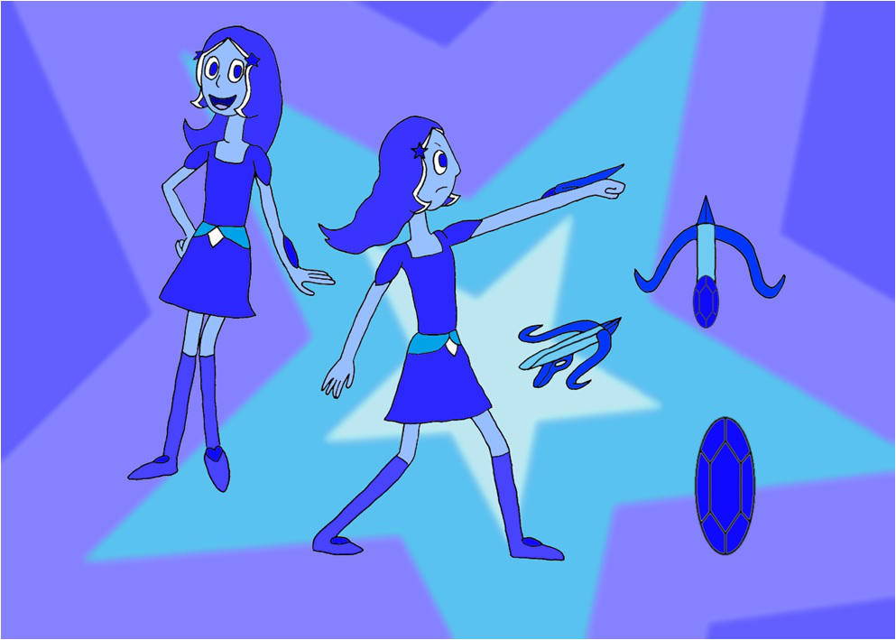 Steven Universe Crystal Gem OC Sapphire by werewolfdragon on DeviantArt
