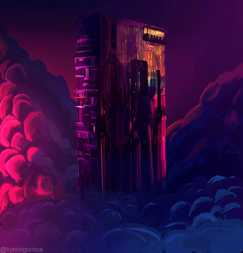 Apartment in the Clouds of Xing City. by hybridgothica