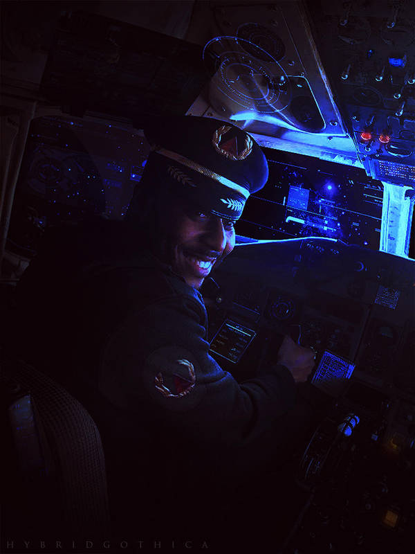 Space Captain Adib. by hybridgothica