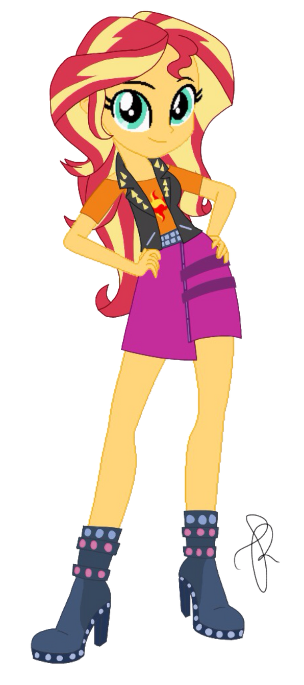 MLP EG - Sunset Shimmer New Look by ilaria122 on DeviantArt
