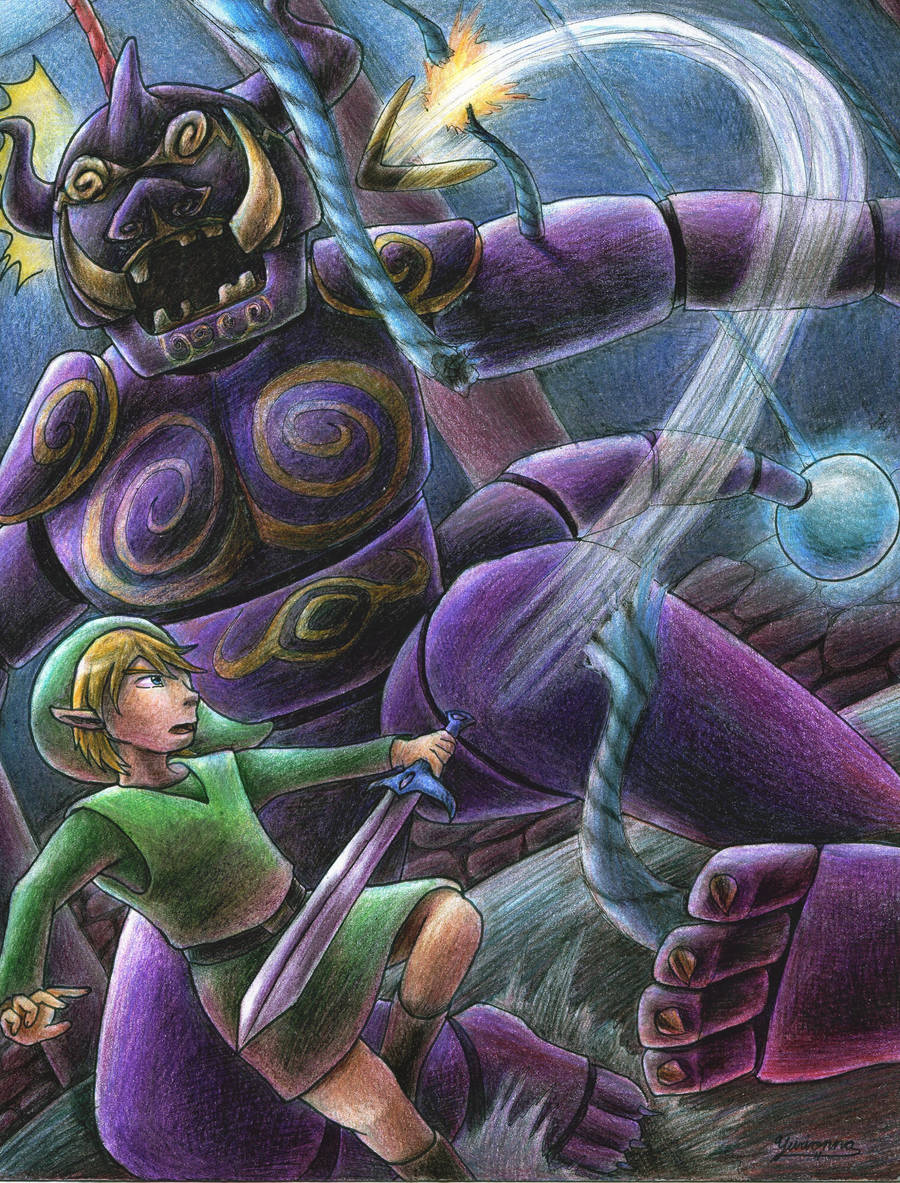 Link vs Puppet Ganon by yurionna