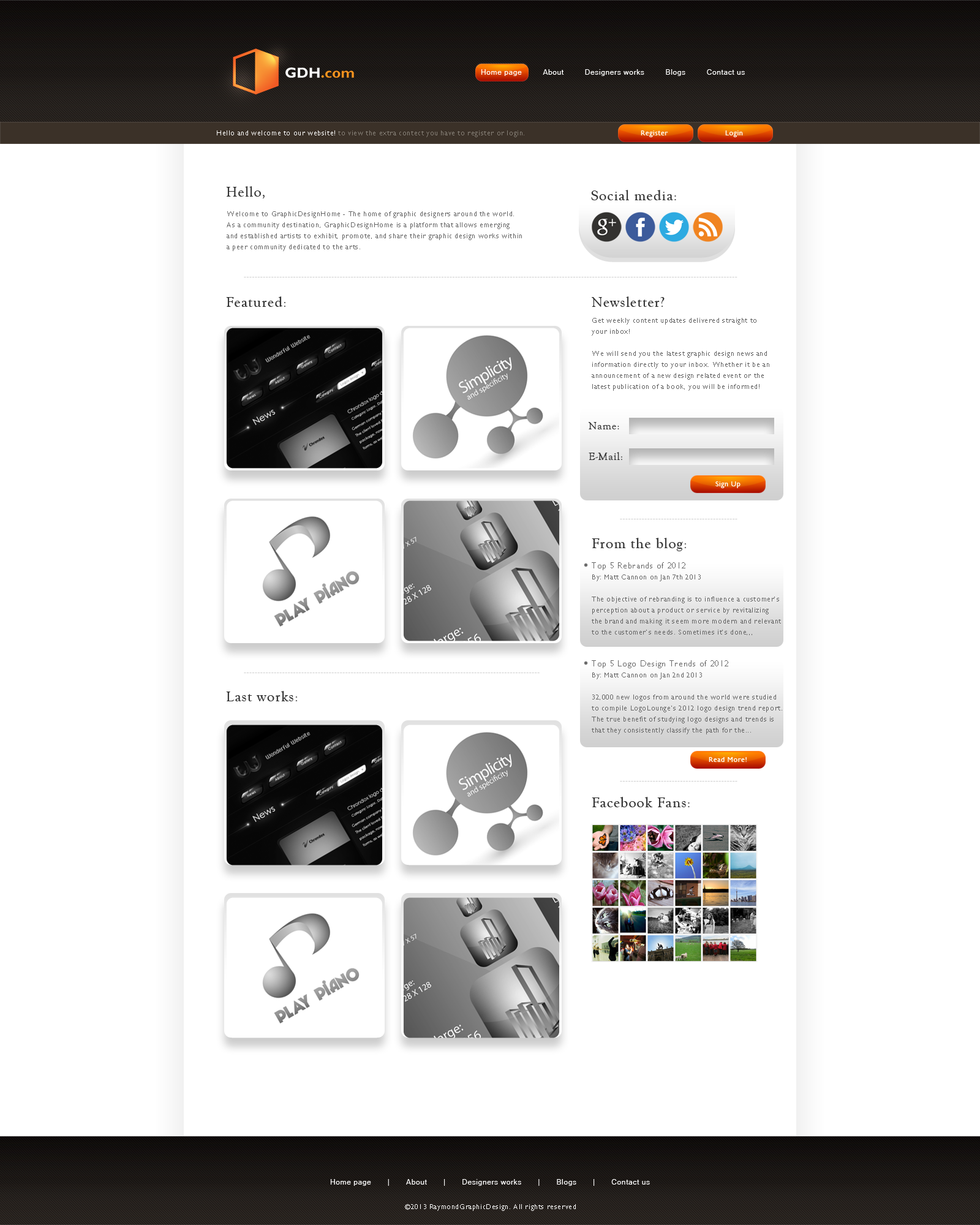 GDH - Clean Site by RaymondGD