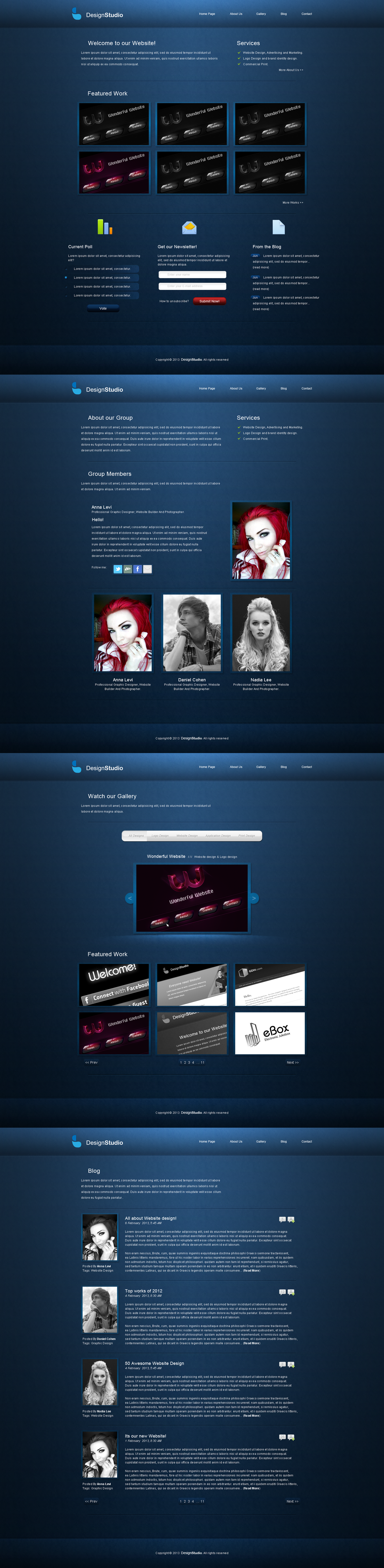 DesignStudio Website by RaymondGD