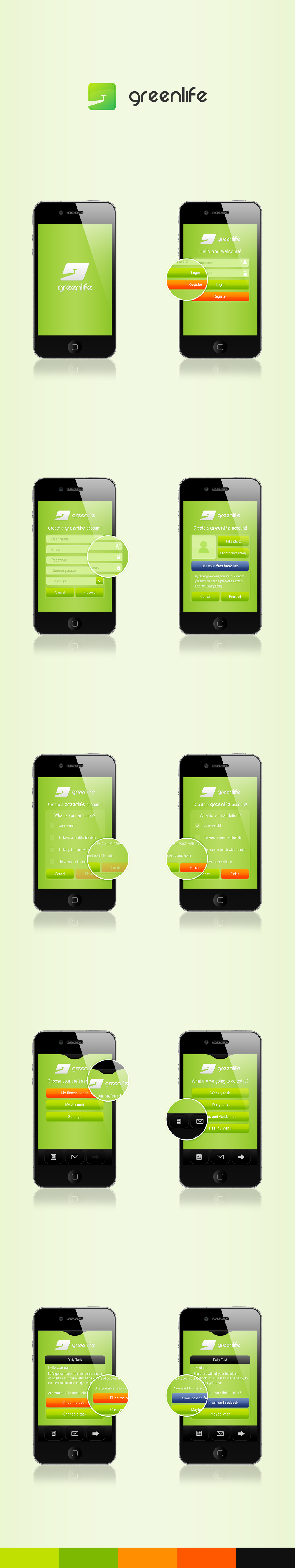 GreenLife Application design by RaymondGD