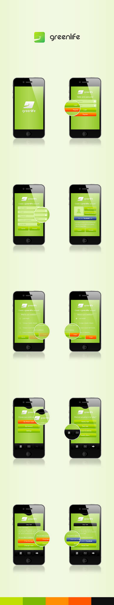 GreenLife Application design by RaymondGD