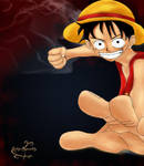 Monkey D. Luffy by IndigoRavenlily