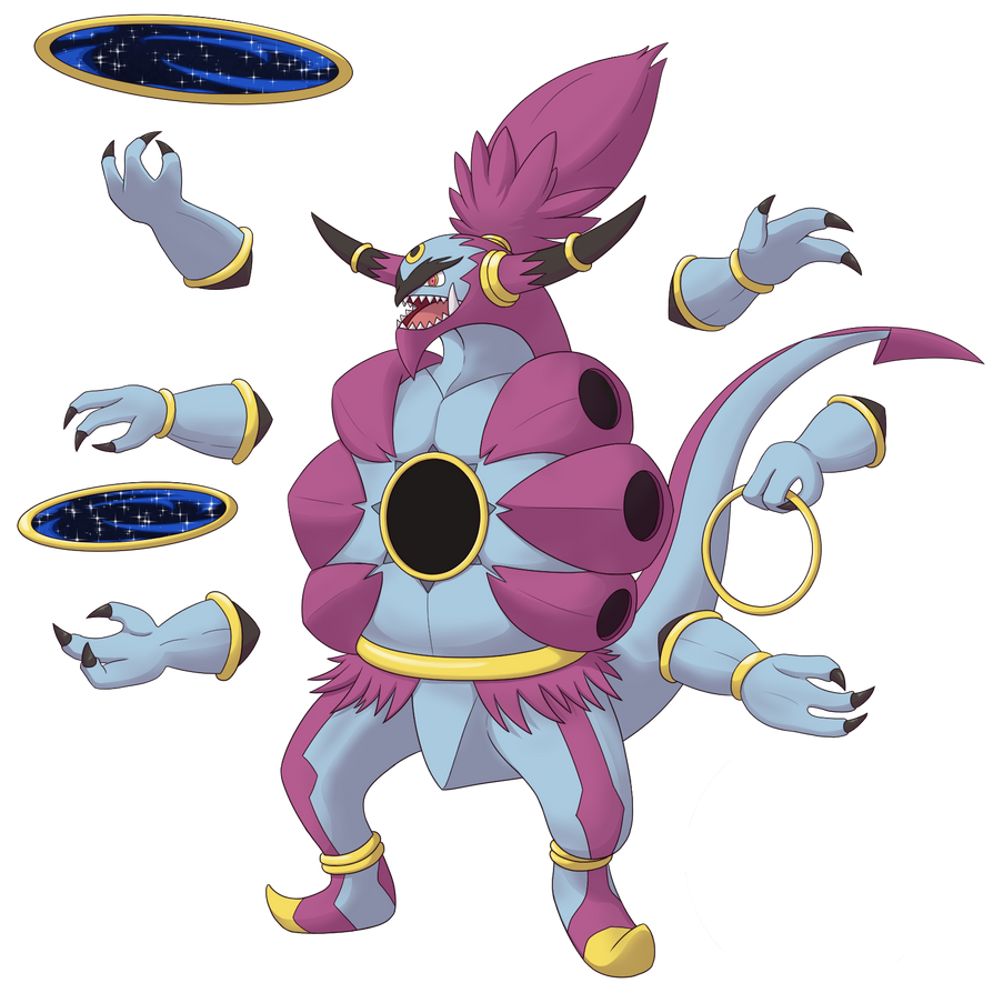 Hoopa Unbound by EeveeVSHoOh on DeviantArt
