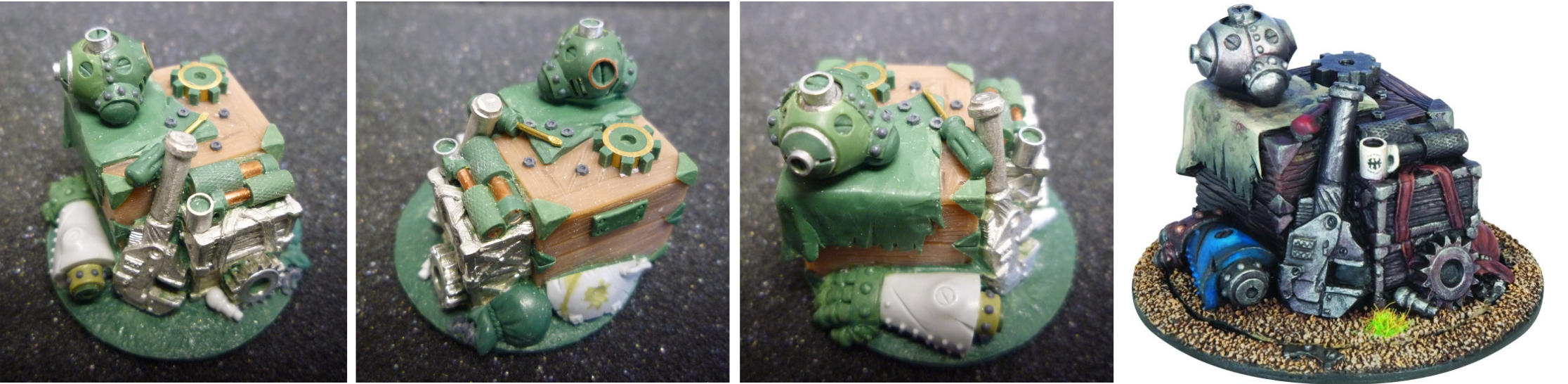 Warmachine Jack Parts Objective Marker by MechanicalHorizon