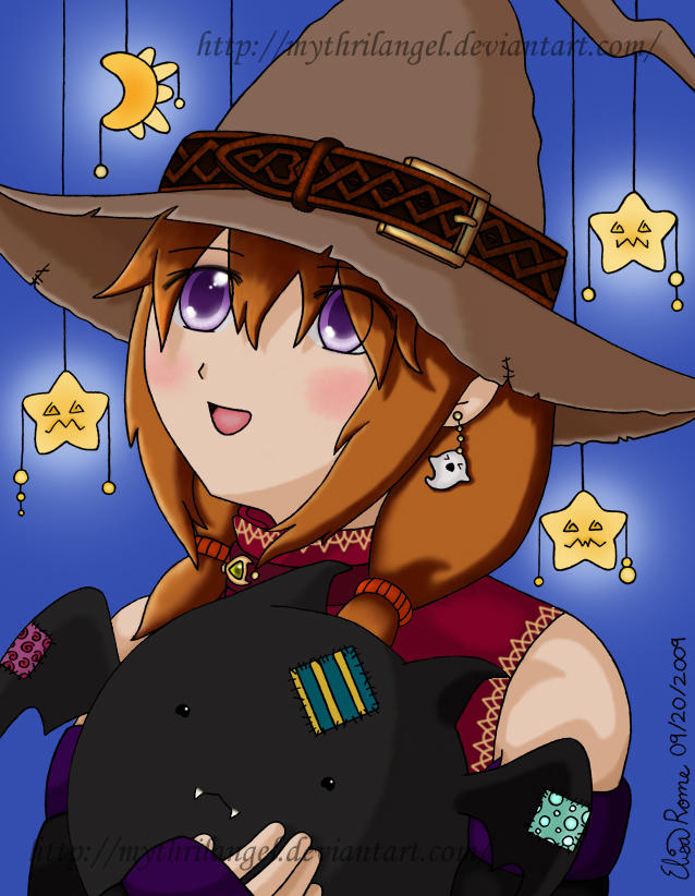 Emmie and Patches by MythrilAngel