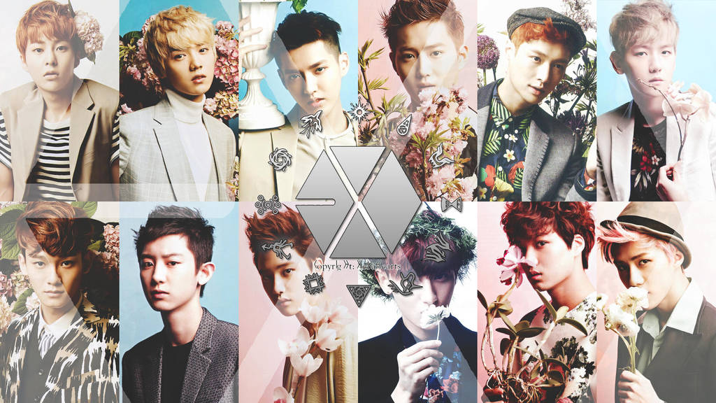 Exo Flower Photoshoot Wallpaper Hd By Xeliahearts On Deviantart