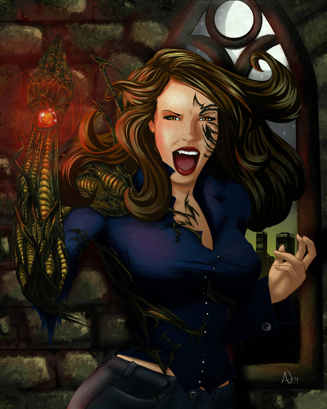 WitchBlade by InkCell-Illustration