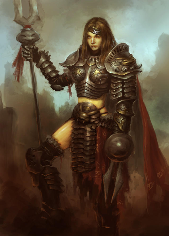 Paladin Girl by XiaTaptara