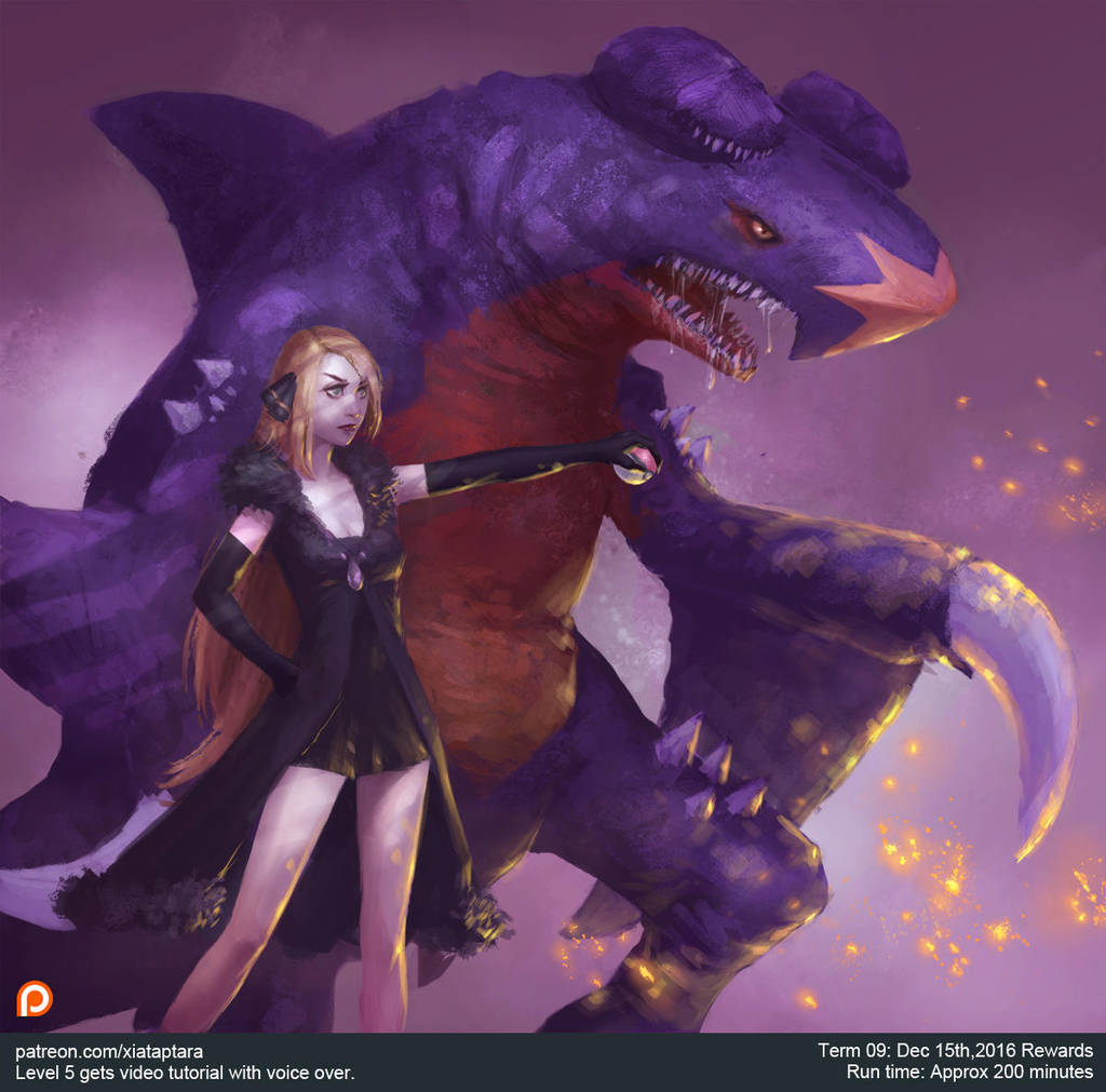 Pokemon Cynthia and Garchomp by XiaTaptara on DeviantArt You did say you've never seen any other pokemon like it, no?