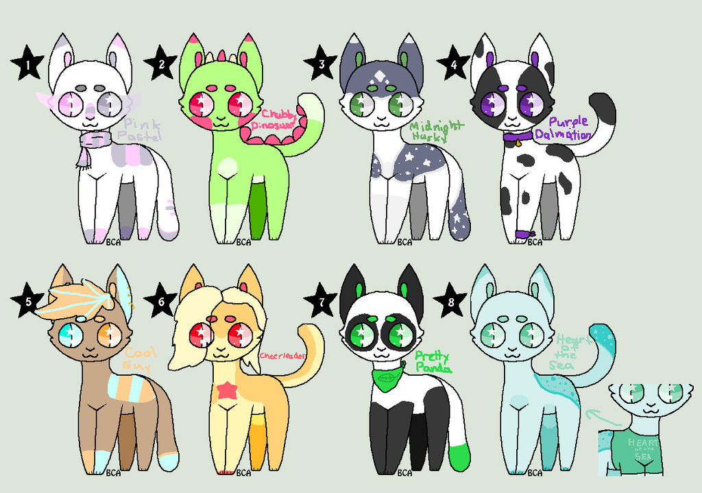Themed Adoptables :OPEN: by NightengaleArt on DeviantArt