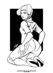 Mosh - Fetish Bunny Inks by Jon-Moss