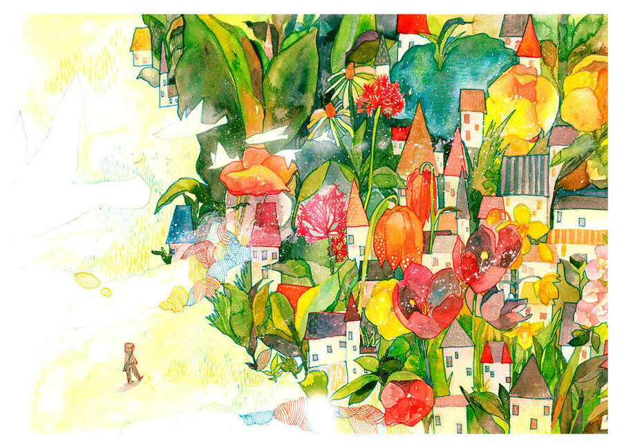 spring town by LiskFeng