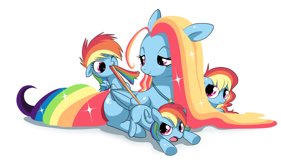 RAINBOW FAMILY by EQUESTRiABOY