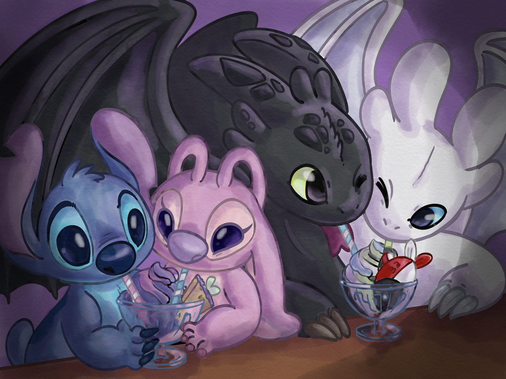 Milkshakes and dates by PokefoxArt Milkshakes and dates by PokefoxArt