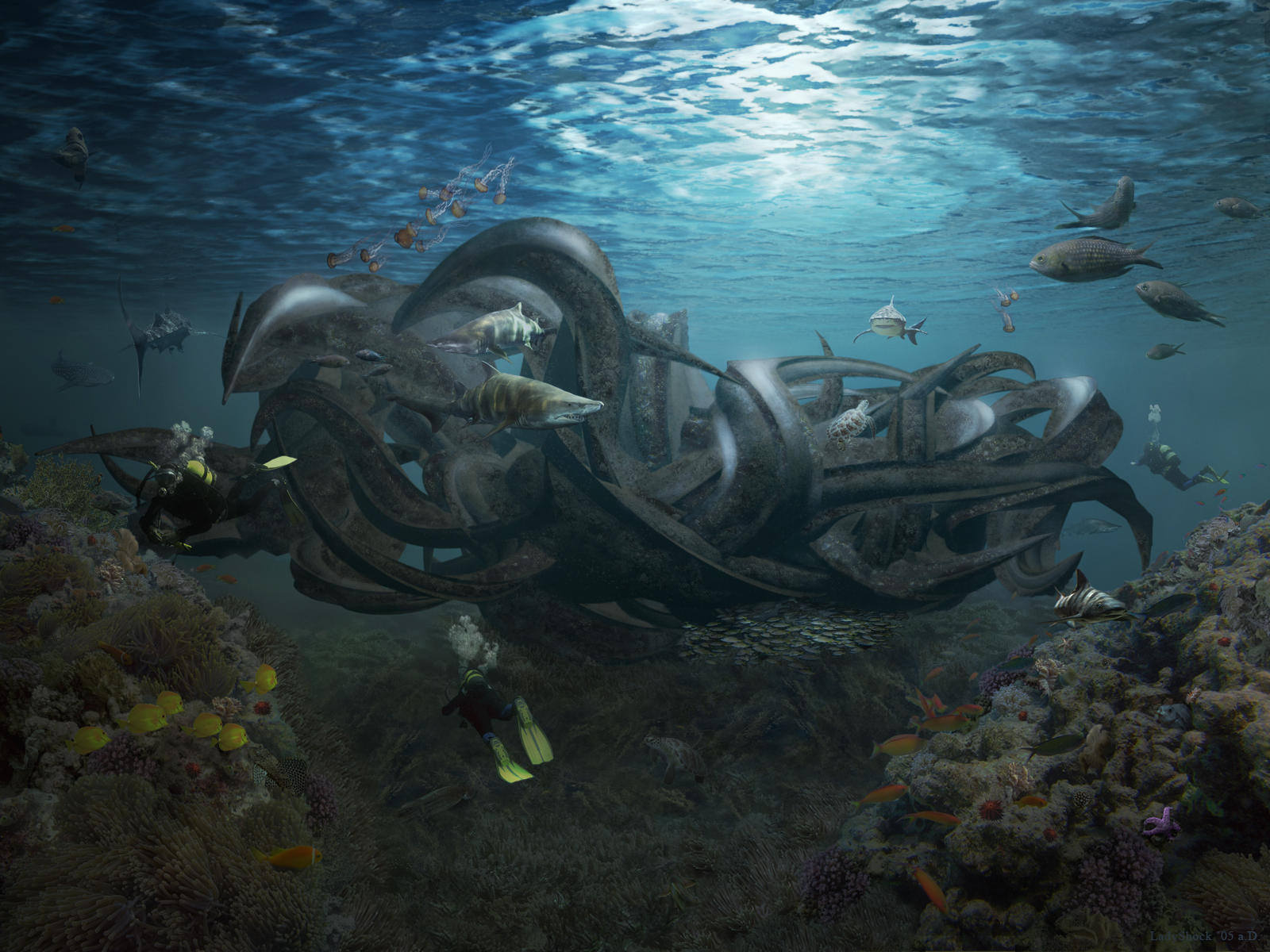 Underwater Part2 by LadyShock