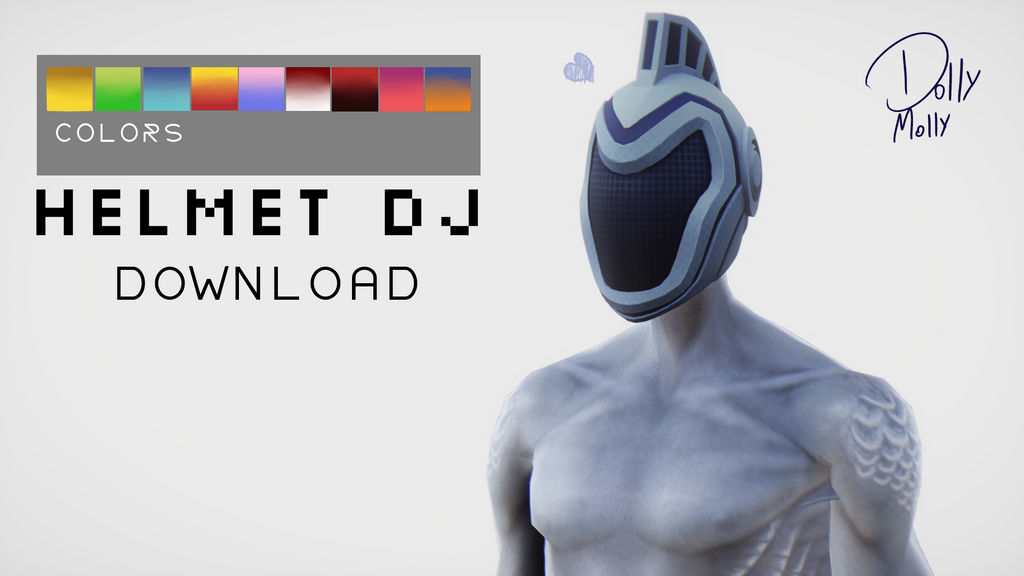 [MMD] The Sims 4 Helmet DJ [ DL / Download ] by DollyMolly323 on