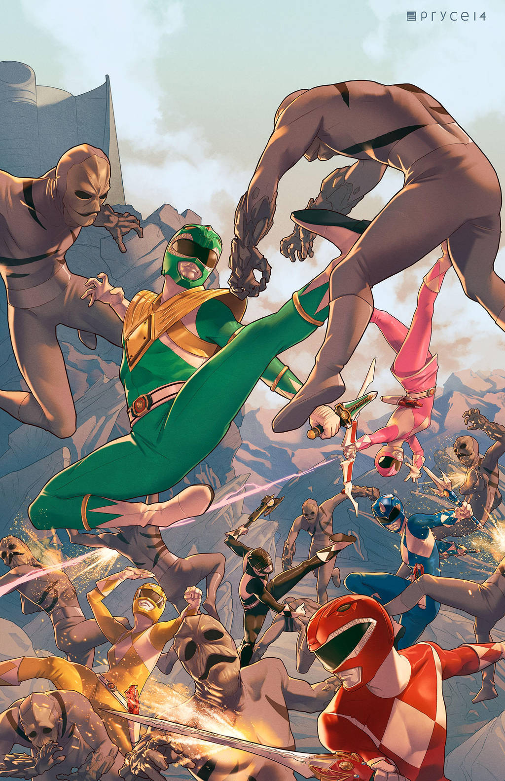 Mighty Morphin Power Rangers #1 by Pryce14