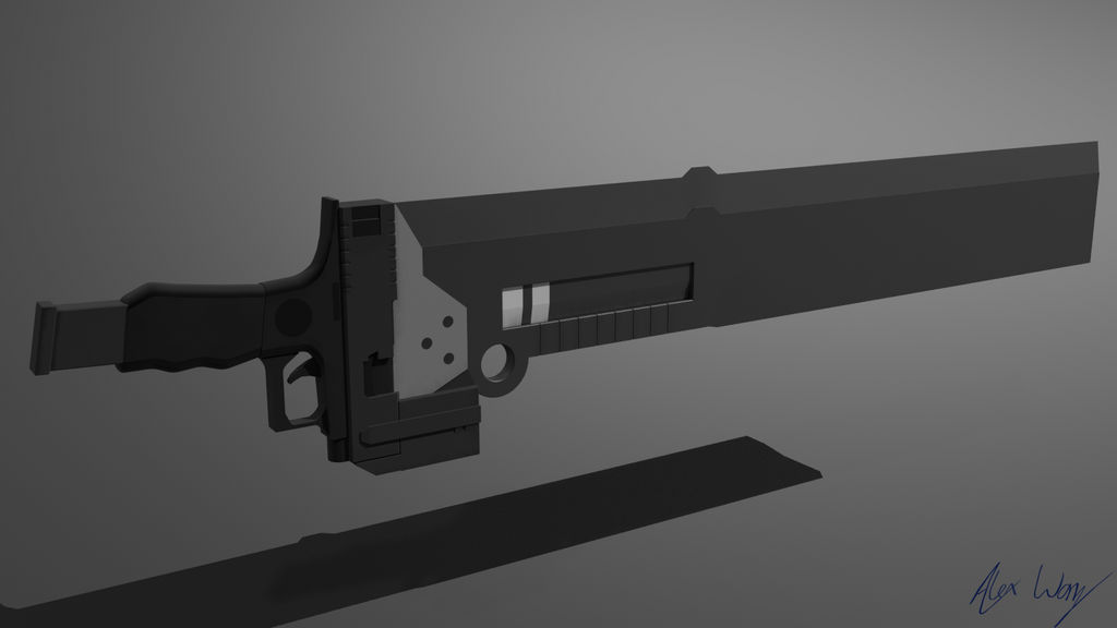 RWBY Gambol Shroud 3D Model Render by AceWong on DeviantArt