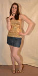 Denim and Gold 1 by krissybdesignsstock