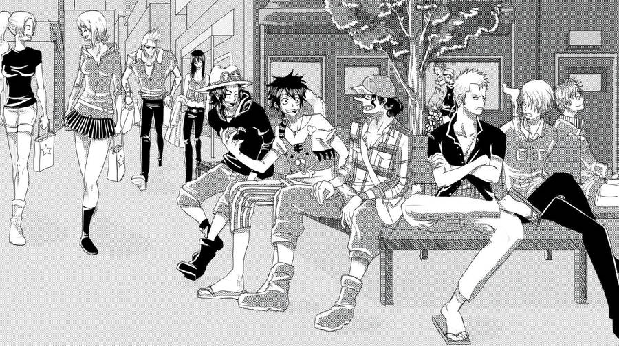 AU One Piece Group by Youko-Shirokiba on DeviantArt