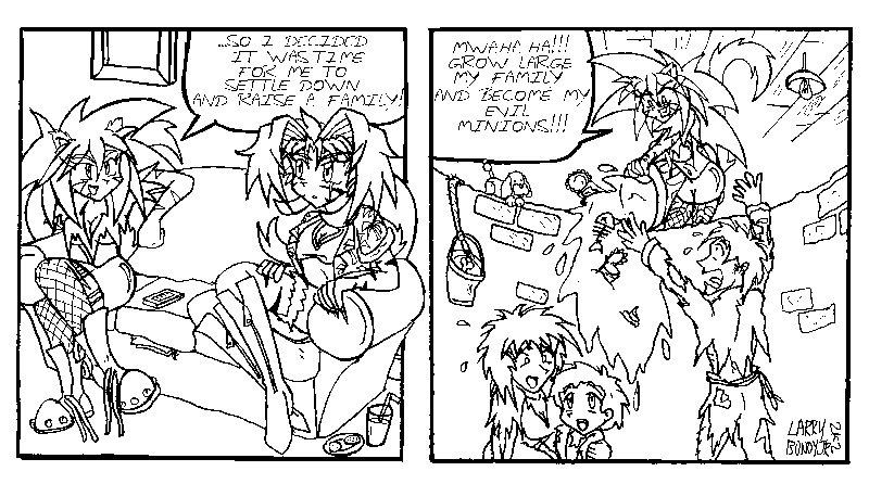 Natural Born Kittens Strip 3 by LarryBundyJr