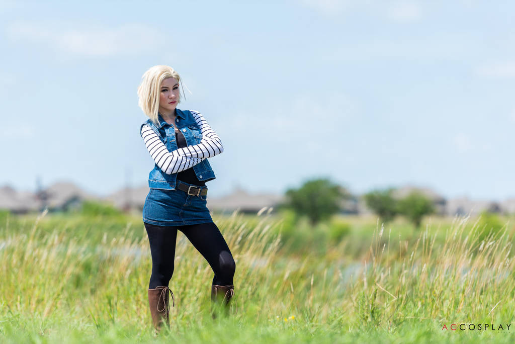 Android 18 - 2 by KayLynn-Syrin