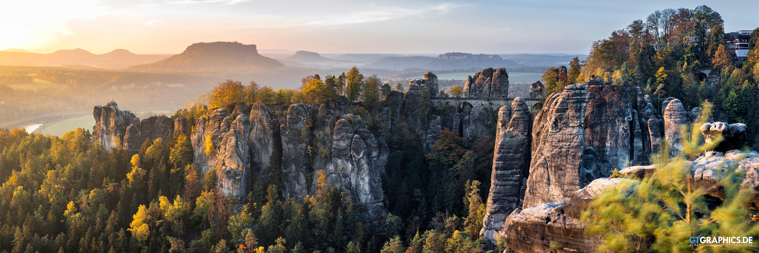 Bastei Panorama by TobiasRoetsch