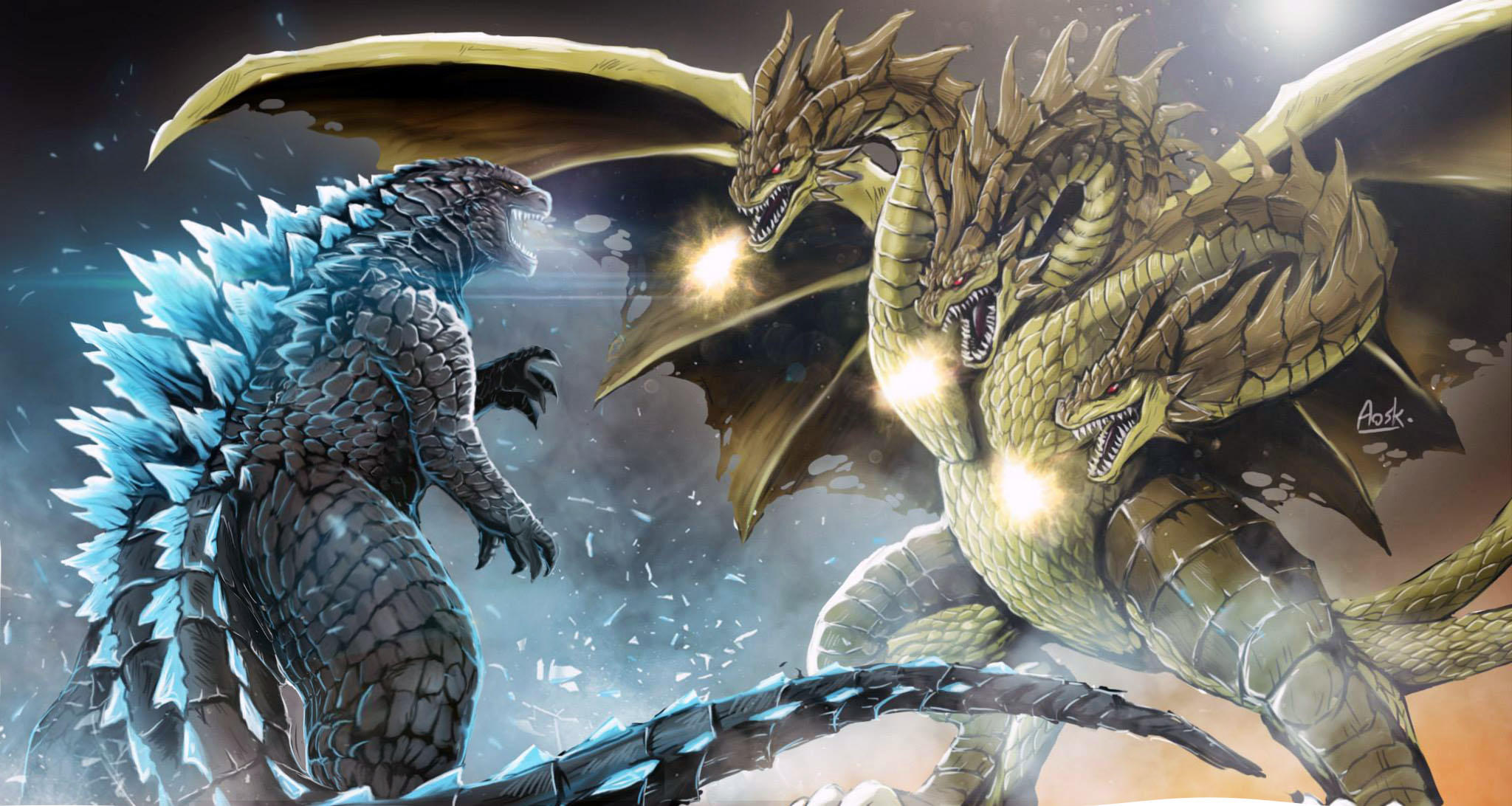 godzilla save the earth king ghidorah