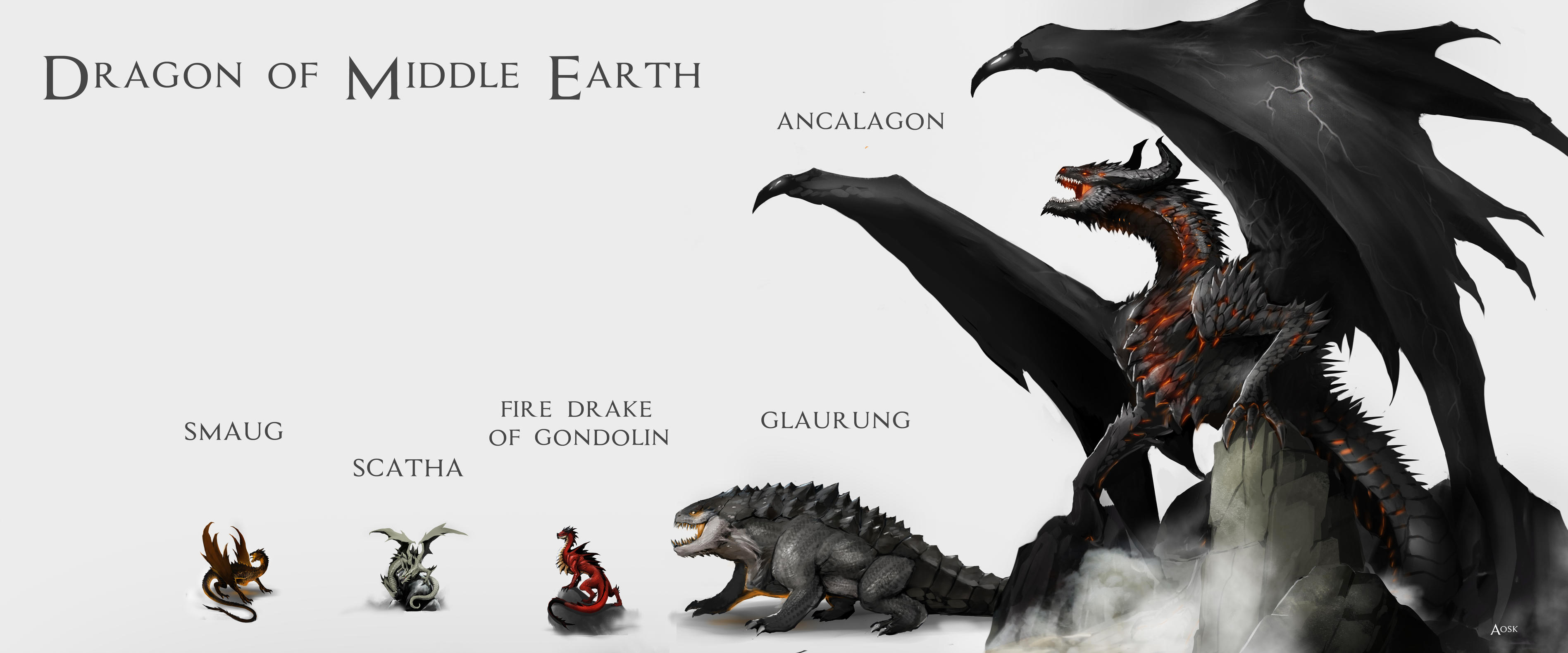 Dragon of Middle Earth by Doomguy26 : r/lotr