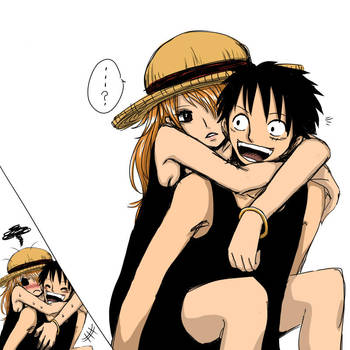 Luffy x Nami by CrielineZodiac
