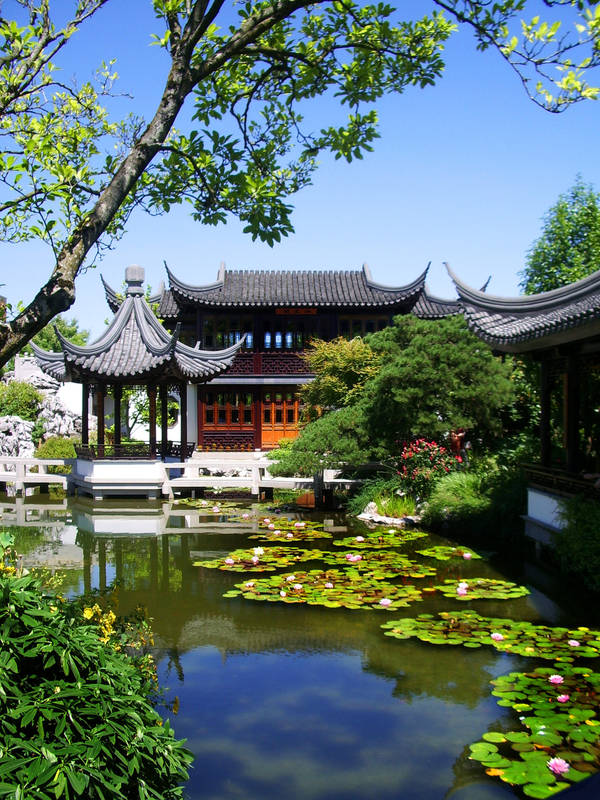Chinese Garden by shadowed-light-waves