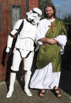 Stormtrooper and Jesus by Content-Josho
