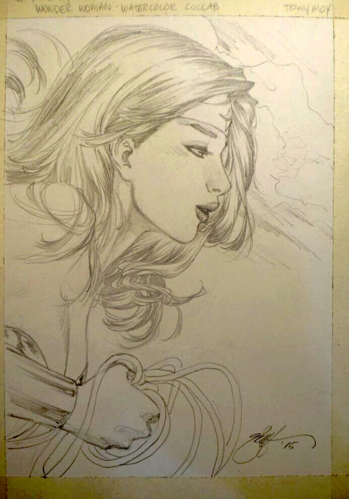 Wonder Woman - Dawn of Justice - Pencils by dreamflux1