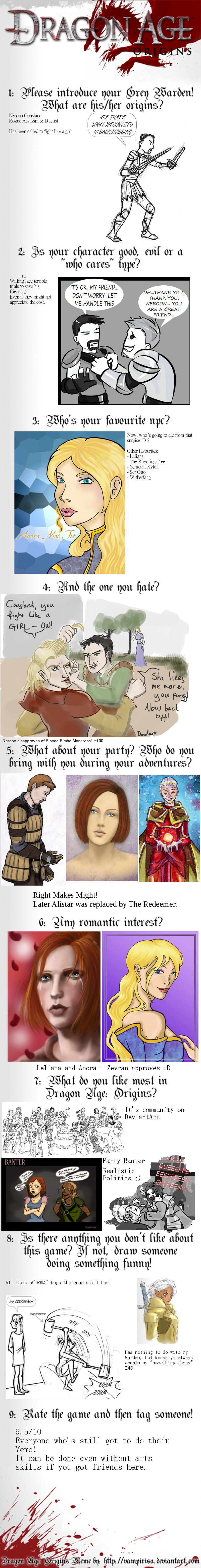 Dragon Age Meme by NeroonCousland