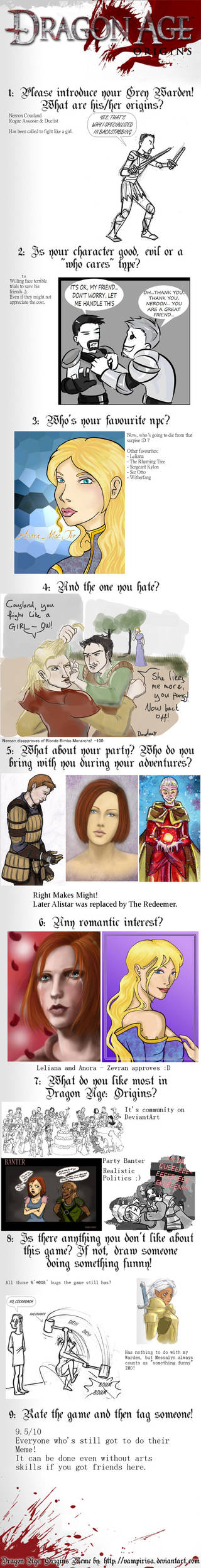 Dragon Age Meme by NeroonCousland