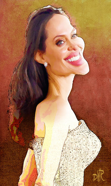 Angelina Jolie by wooden-horse