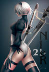 2b, Nier Automata (Updated) by EverHobbes