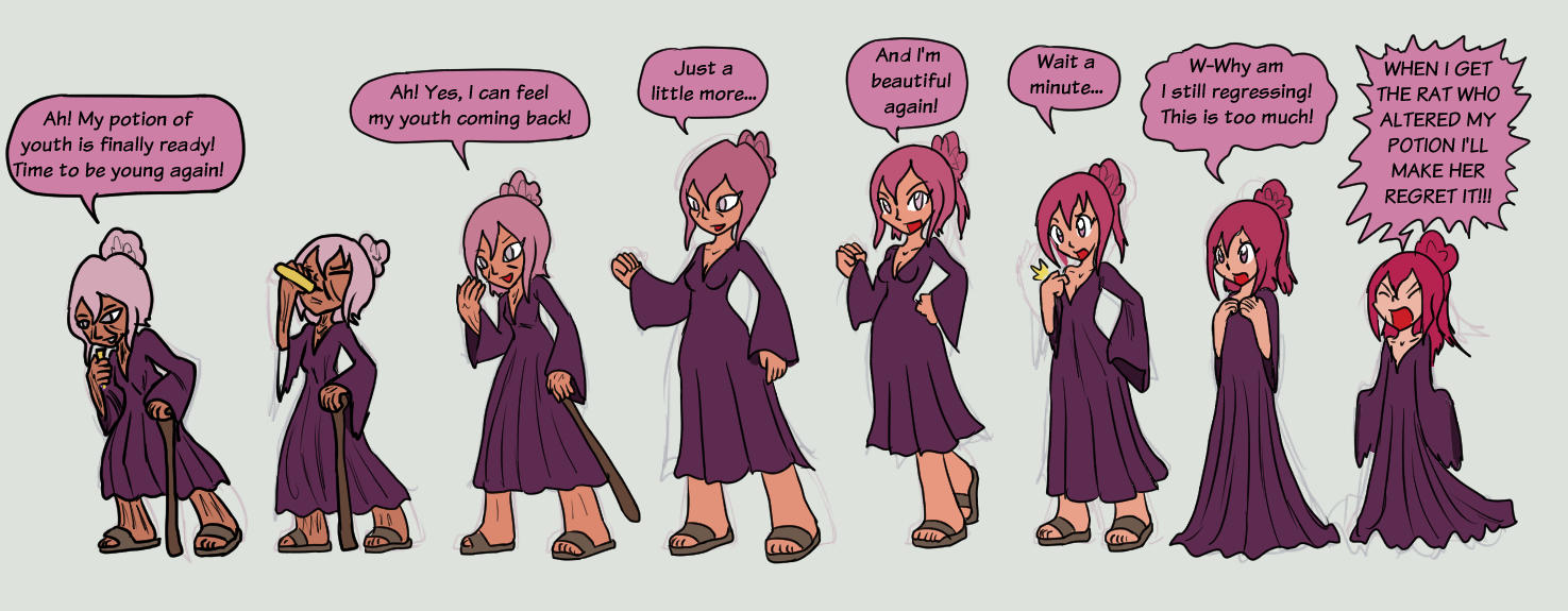 age regress age regress