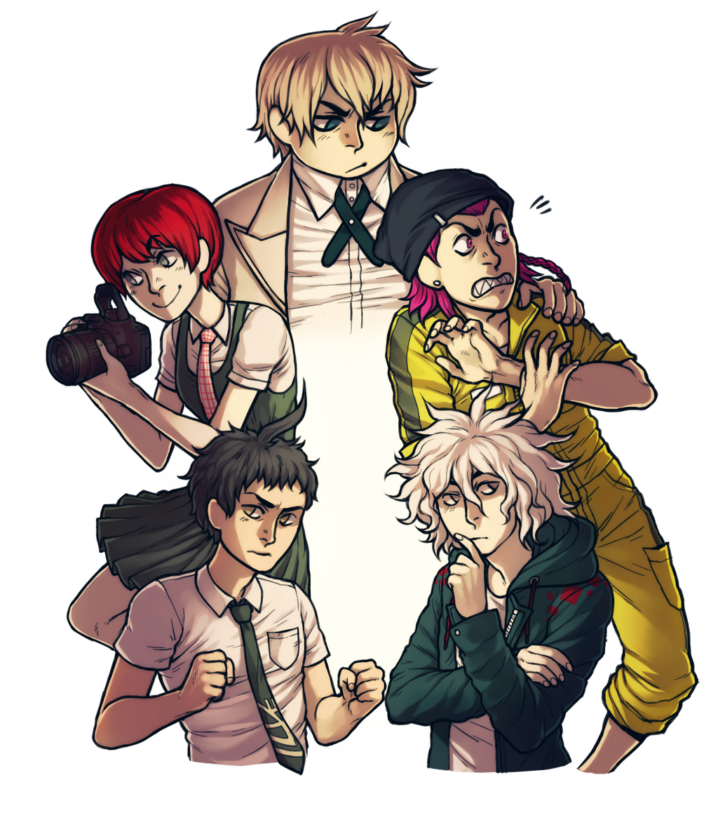 Guess who forgot to draw Togami's glasses again by Kiwisaurus on DeviantArt