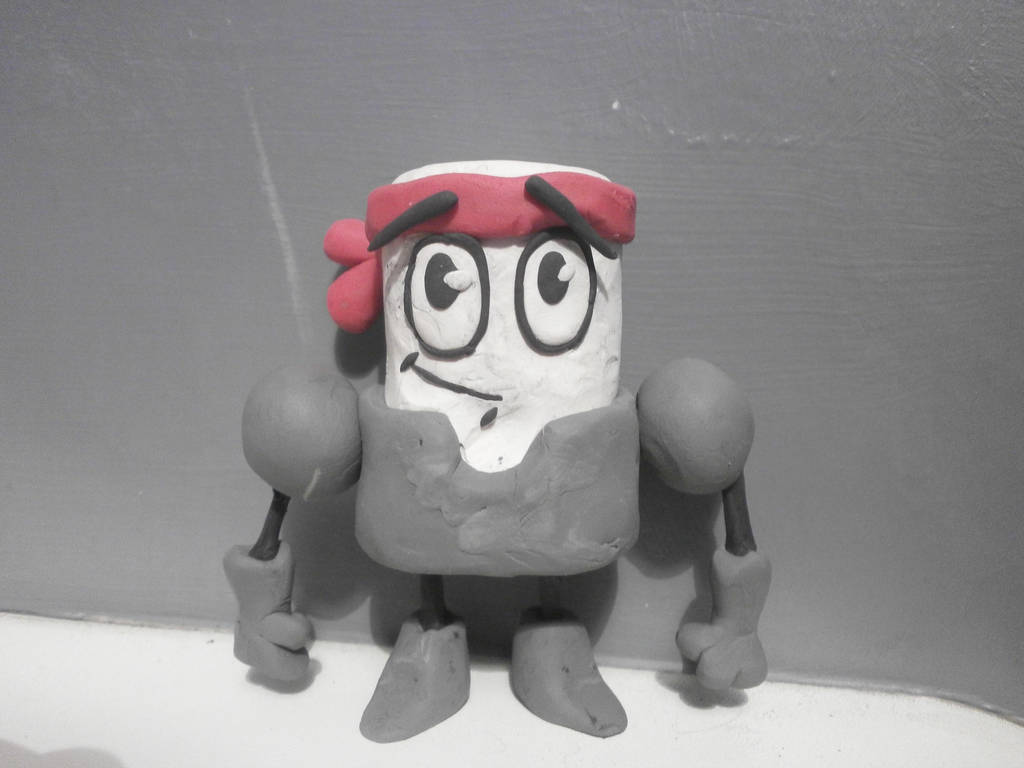 Jeff (From SideQuests) Clay Model (Rough) by FierceTheBandit