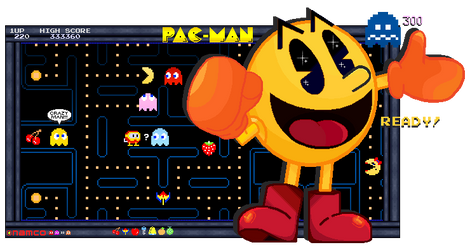 YUM YUM EAT'EM UP! - PAC-MAN! by FierceTheBandit
