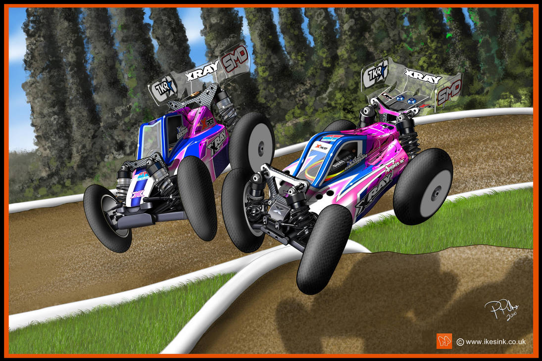 RC Cartoons of Team Xray models by PIKEO