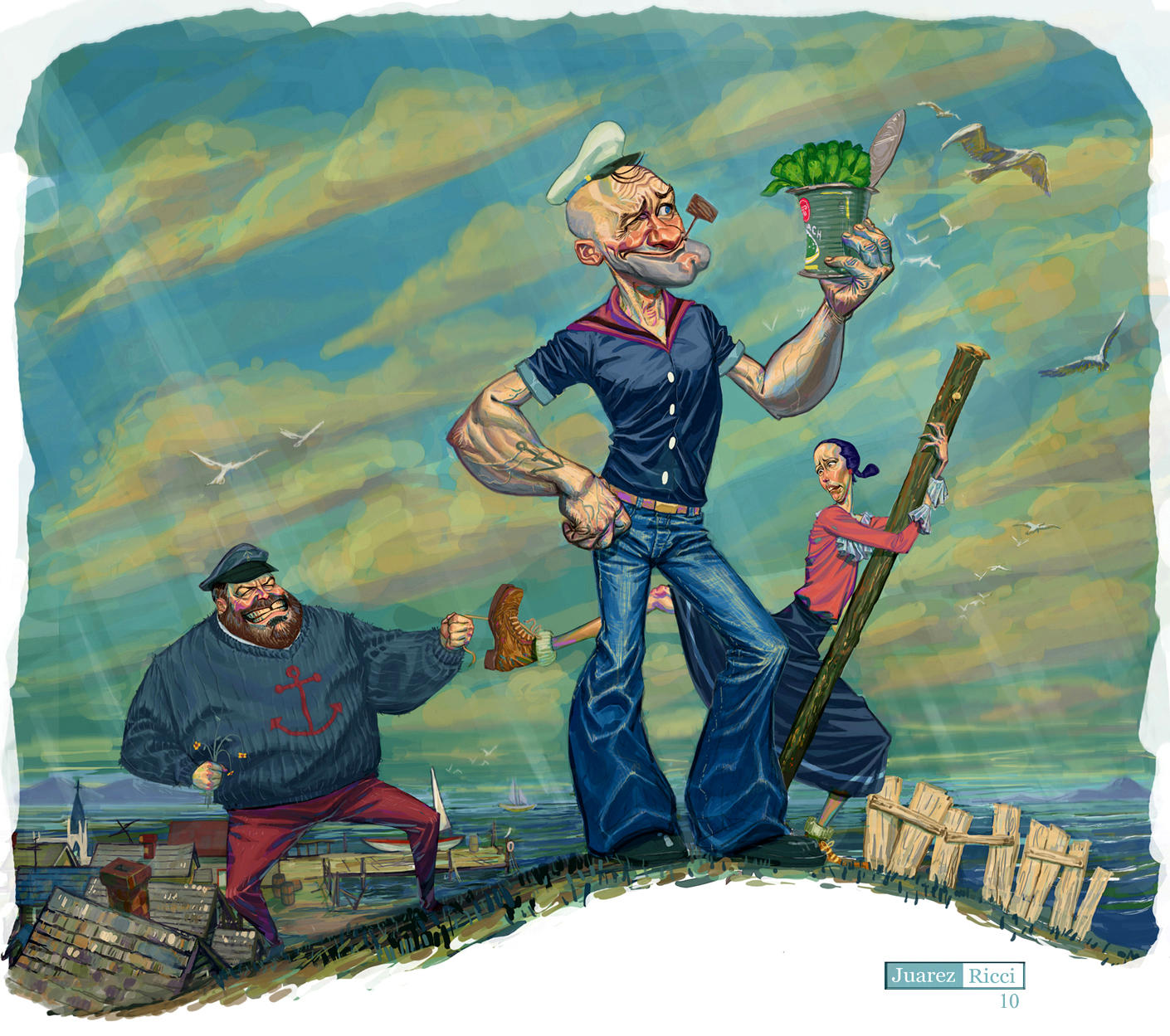 Popeye the Sailor by juarezricci